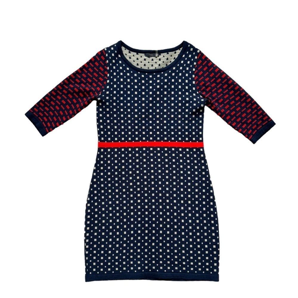 Anthropologie THML Women’s‎ Knit Shift Dress 3/4 Sleeve Size Medium